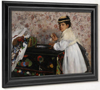 Portrait Of Mlle Hortense Valpincon 1871 By Edgar Degas Fine Art Print