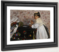 Portrait Of Mlle Hortense Valpincon 1871 By Edgar Degas Fine Art Print