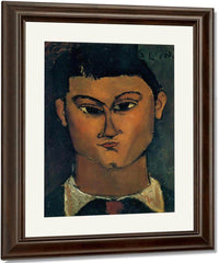 Portrait Of Moise Kisling 1915 By Amedeo Modigliani Fine Art Print