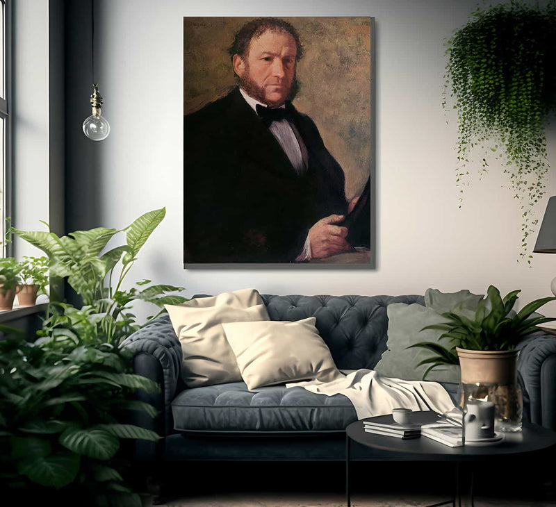 Portrait Of Monsieur Ruelle By Edgar Degas Fine Art Print