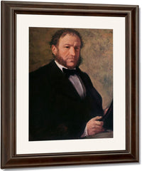 Portrait Of Monsieur Ruelle By Edgar Degas Fine Art Print