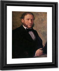 Portrait Of Monsieur Ruelle By Edgar Degas Fine Art Print