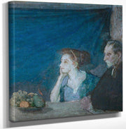 Portrait Of Mr. And Mrs. Atherton Curtis With Still Life By Henry Ossawa Tanner Fine Art Print