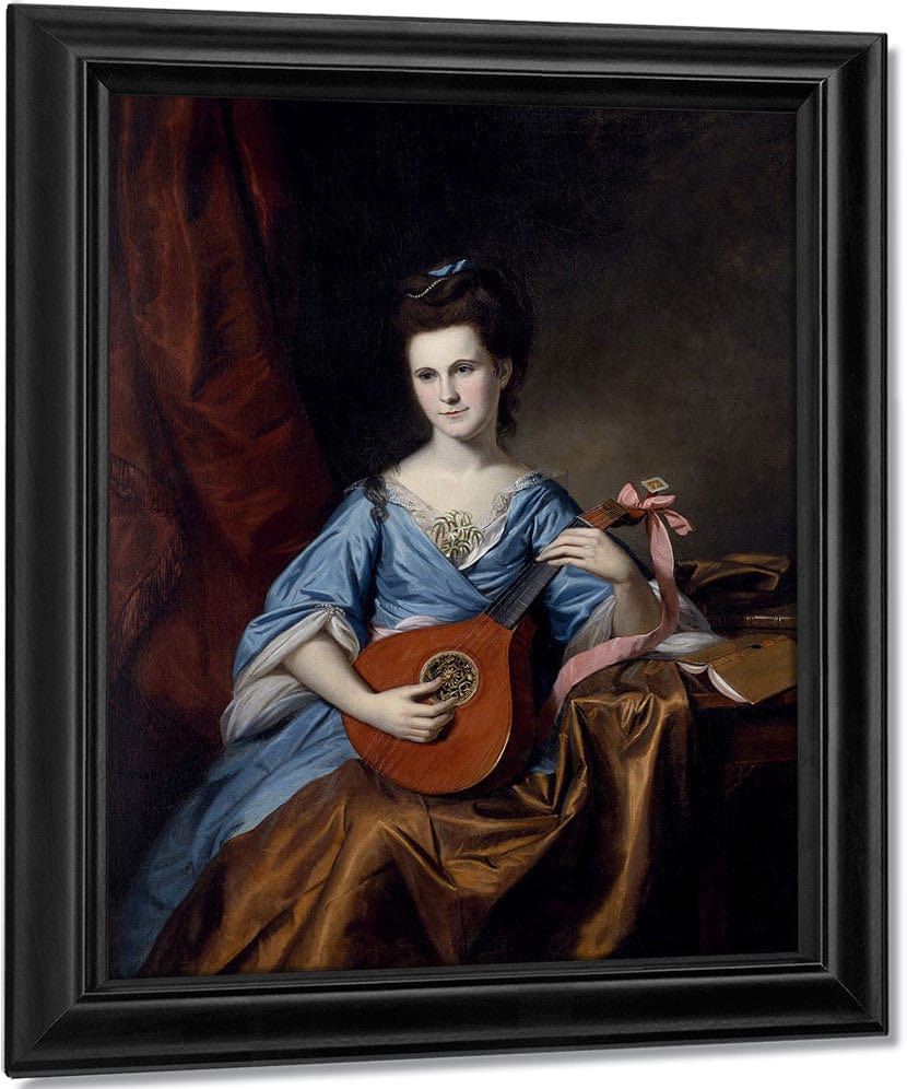 Portrait Of Mrs Benjamin Rush (Julia Stockton) By Charles Willson Peale Fine Art Print