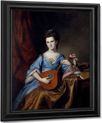 Portrait Of Mrs Benjamin Rush (Julia Stockton) By Charles Willson Peale Fine Art Print