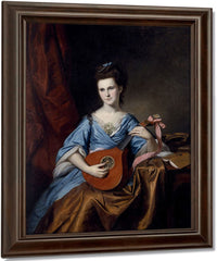 Portrait Of Mrs Benjamin Rush (Julia Stockton) By Charles Willson Peale Fine Art Print