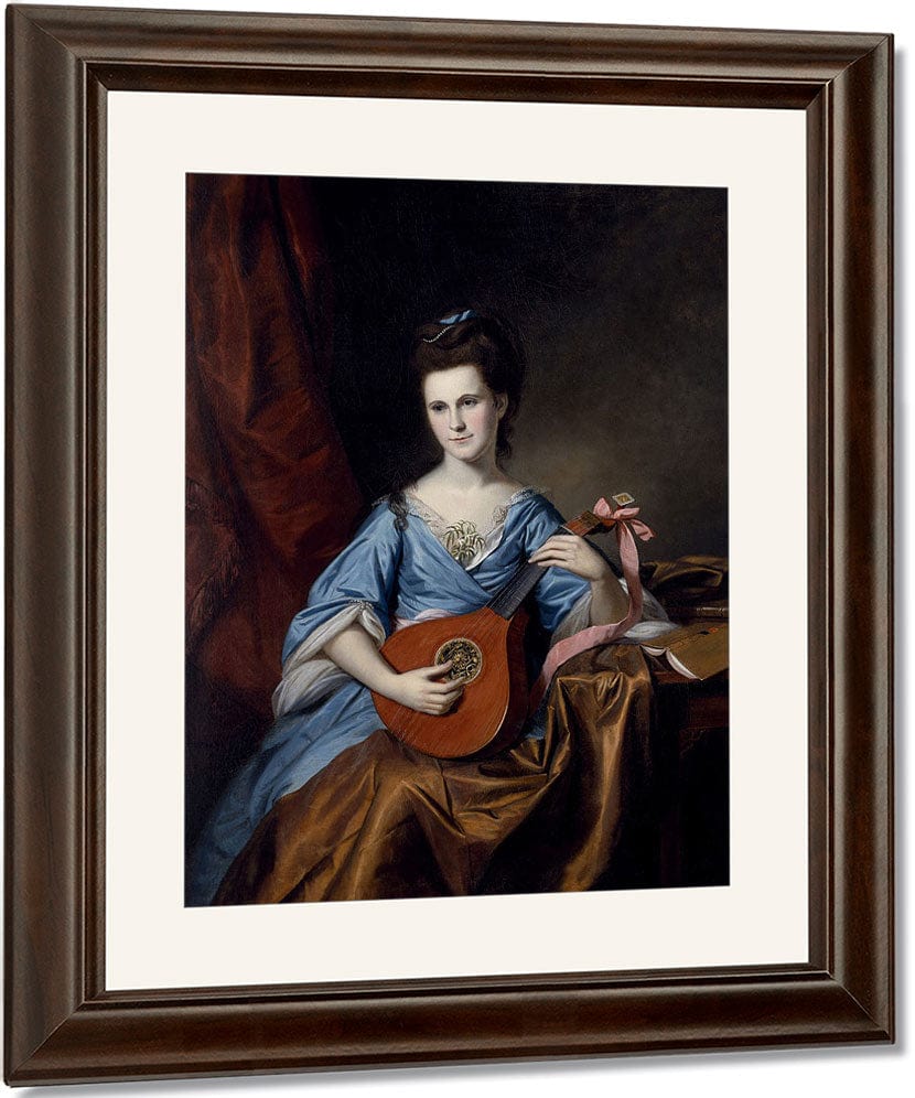 Portrait Of Mrs Benjamin Rush (Julia Stockton) By Charles Willson Peale Fine Art Print