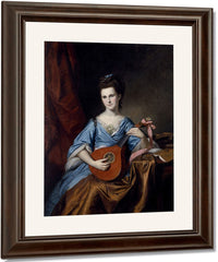 Portrait Of Mrs Benjamin Rush (Julia Stockton) By Charles Willson Peale Fine Art Print