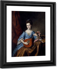 Portrait Of Mrs Benjamin Rush (Julia Stockton) By Charles Willson Peale Fine Art Print
