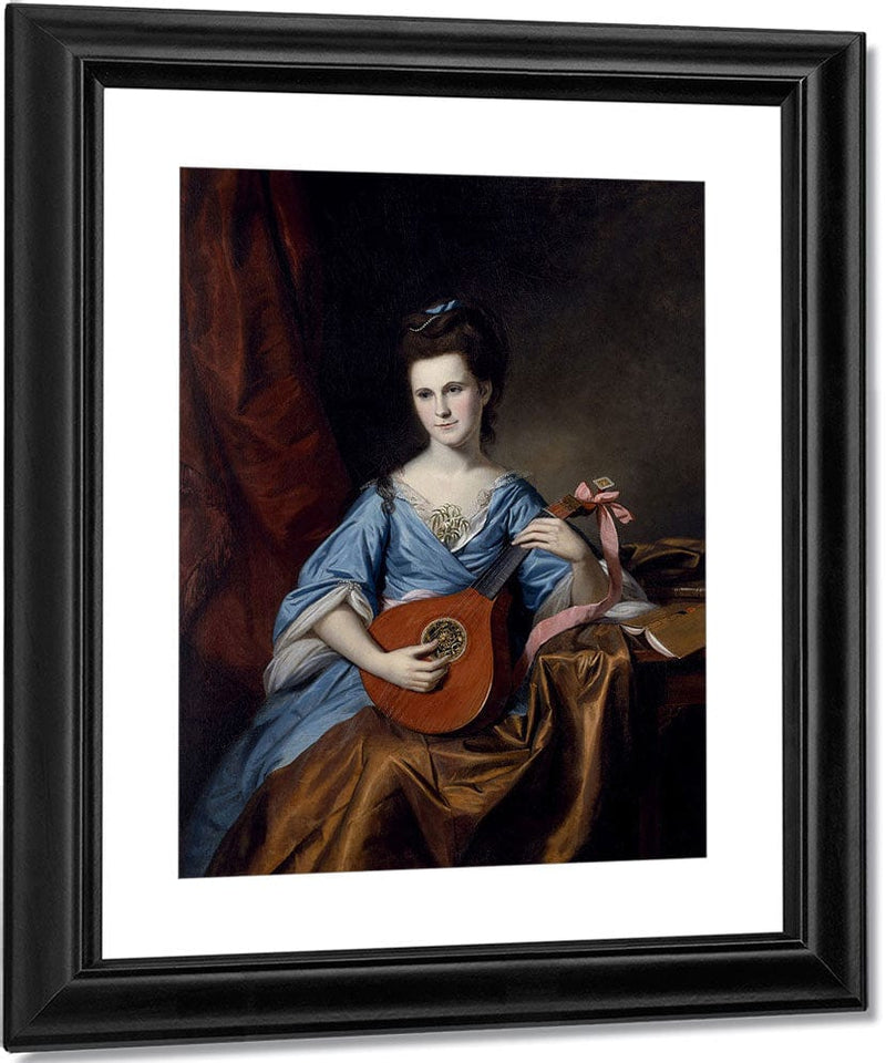 Portrait Of Mrs Benjamin Rush (Julia Stockton) By Charles Willson Peale Fine Art Print