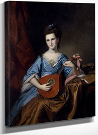 Portrait Of Mrs Benjamin Rush (Julia Stockton) By Charles Willson Peale Fine Art Print