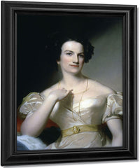 Portrait Of Mrs Benjamin Tevis (Mary M. Hunter) By Thomas Sully Fine Art Print