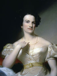 Portrait Of Mrs Benjamin Tevis (Mary M. Hunter) By Thomas Sully Fine Art Print