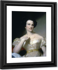 Portrait Of Mrs Benjamin Tevis (Mary M. Hunter) By Thomas Sully Fine Art Print