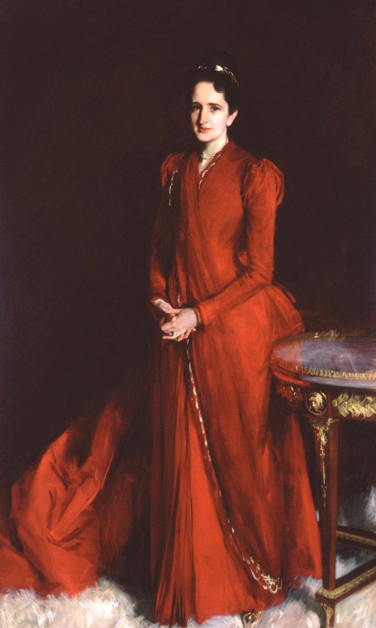 Portrait Of Mrs. Elliot Fitch Shepard (Margaret Louisa Vanderbilt) By John Singer Sargent Fine Art Print
