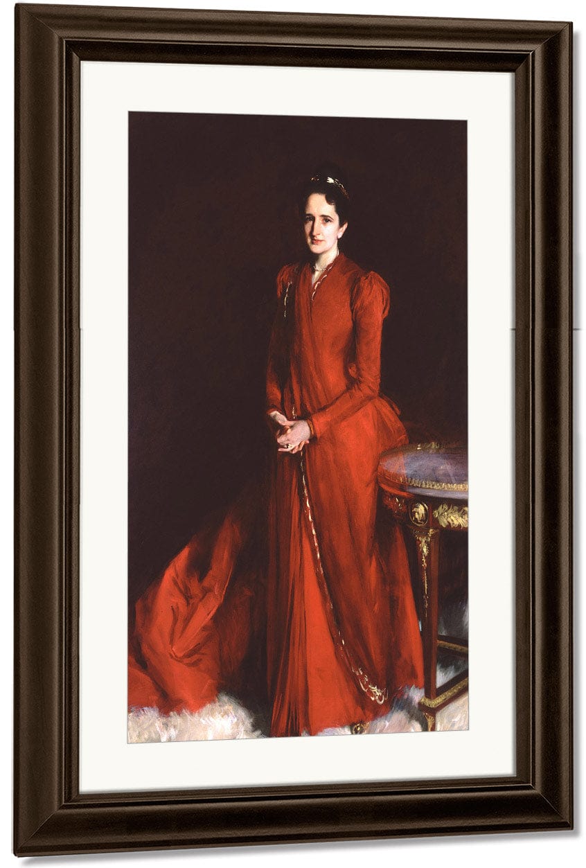Portrait Of Mrs. Elliot Fitch Shepard (Margaret Louisa Vanderbilt) By John Singer Sargent Fine Art Print