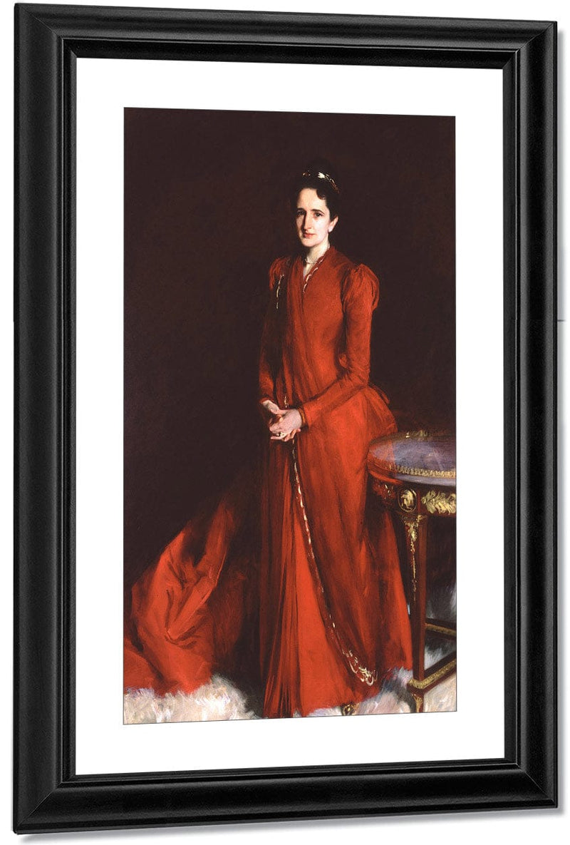 Portrait Of Mrs. Elliot Fitch Shepard (Margaret Louisa Vanderbilt) By John Singer Sargent Fine Art Print
