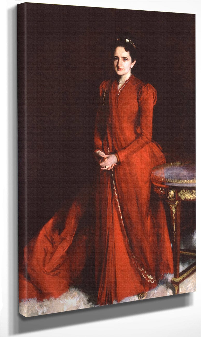 Portrait Of Mrs. Elliot Fitch Shepard (Margaret Louisa Vanderbilt) By John Singer Sargent Fine Art Print