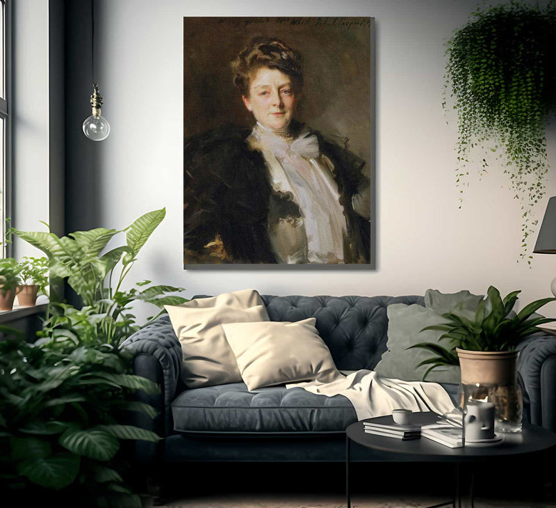 Portrait Of Mrs J. William White By John Singer Sargent Fine Art Print