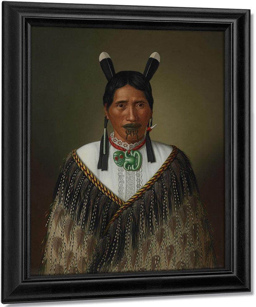 Portrait Of Mrs Paramena 1885 By Gottfried Lindauer Fine Art Print