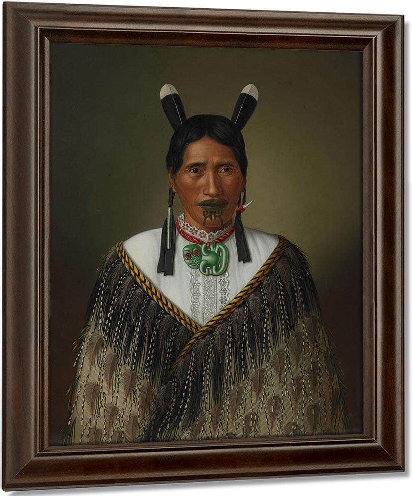 Portrait Of Mrs Paramena 1885 By Gottfried Lindauer Fine Art Print