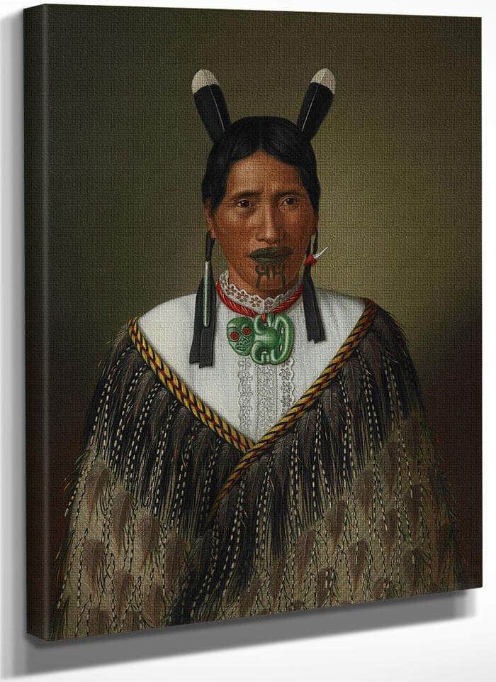 Portrait Of Mrs Paramena 1885 By Gottfried Lindauer Fine Art Print