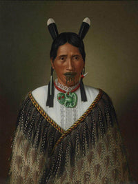 Portrait Of Mrs Paramena 1885 By Gottfried Lindauer Fine Art Print