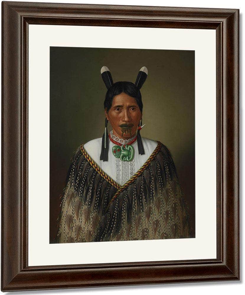 Portrait Of Mrs Paramena 1885 By Gottfried Lindauer Fine Art Print
