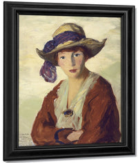Portrait Of Mrs. Robert Henri By Robert Henri Fine Art Print