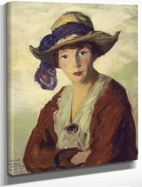 Portrait Of Mrs. Robert Henri By Robert Henri Fine Art Print
