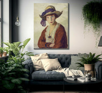 Portrait Of Mrs. Robert Henri By Robert Henri Fine Art Print