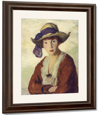 Portrait Of Mrs. Robert Henri By Robert Henri Fine Art Print