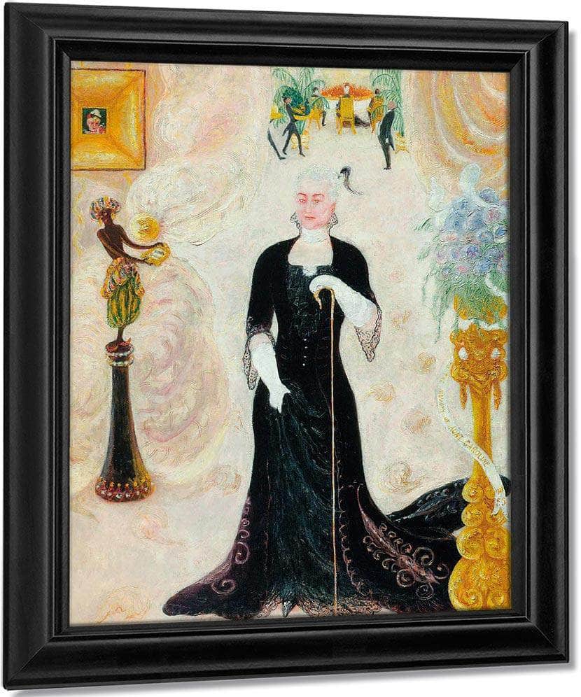 Portrait Of My Aunt By Florine Stettheimer Fine Art Print