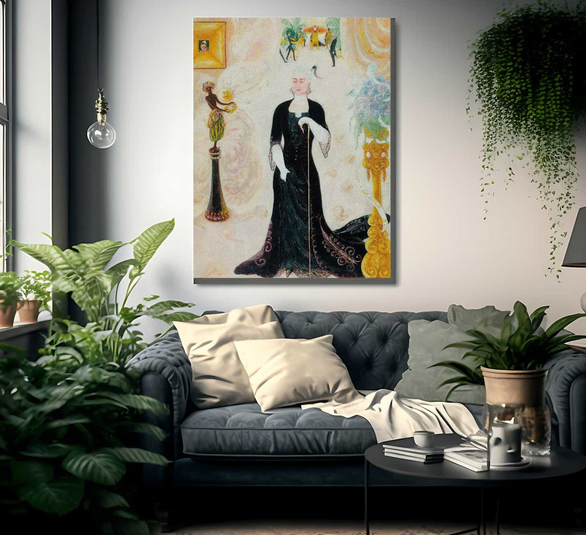 Portrait Of My Aunt By Florine Stettheimer Fine Art Print