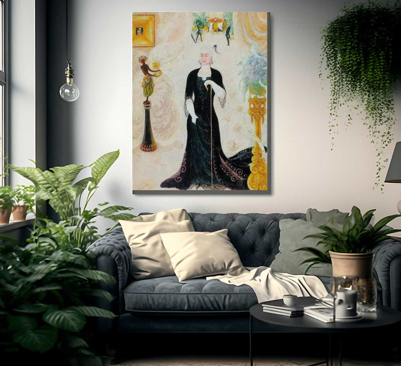 Portrait Of My Aunt By Florine Stettheimer Fine Art Print