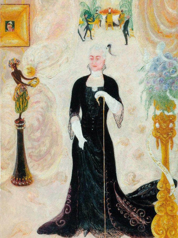Portrait Of My Aunt By Florine Stettheimer Fine Art Print
