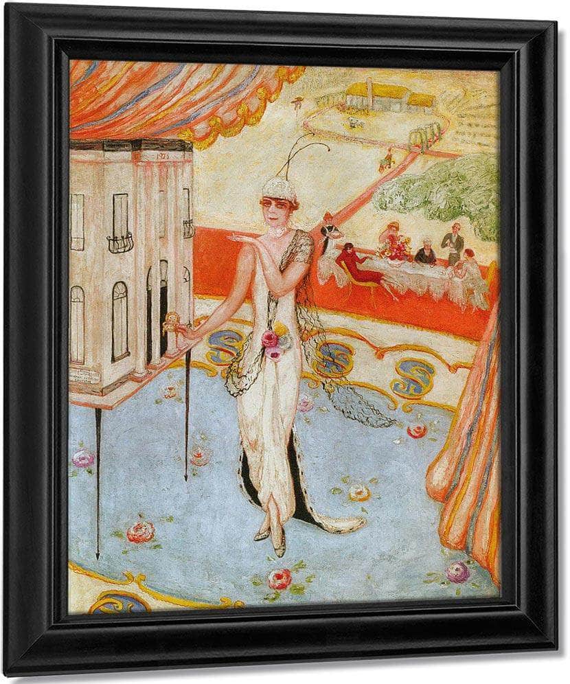 Portrait Of My Sister By Florine Stettheimer Fine Art Print
