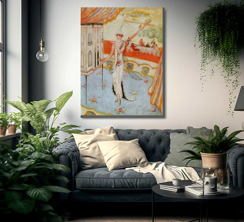 Portrait Of My Sister By Florine Stettheimer Fine Art Print