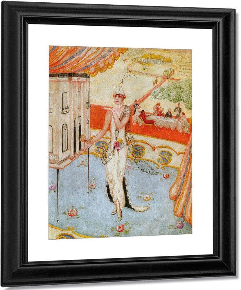Portrait Of My Sister By Florine Stettheimer Fine Art Print