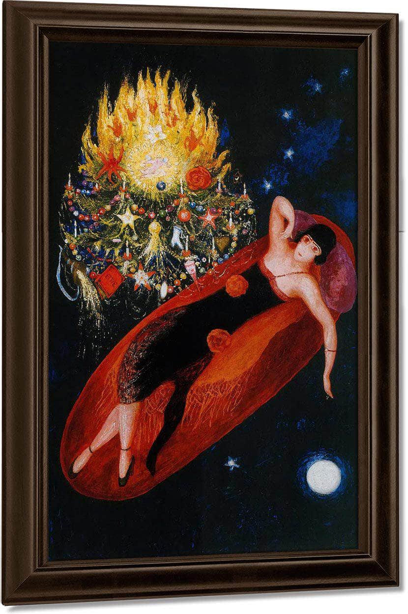 Portrait Of My Sister Ettie By Florine Stettheimer Fine Art Print