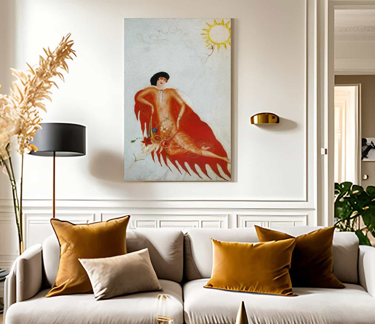 Portrait Of Myself 1923 By Florine Stettheimer Fine Art Print