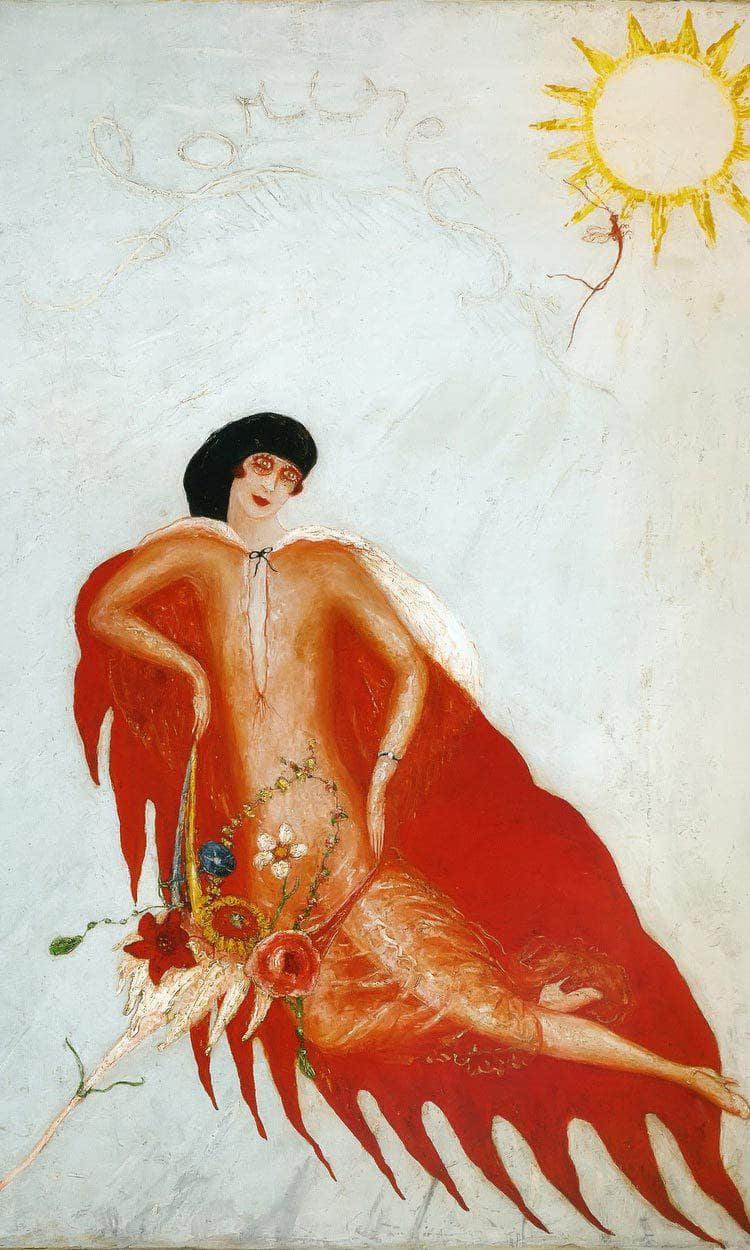 Portrait Of Myself 1923 By Florine Stettheimer Fine Art Print