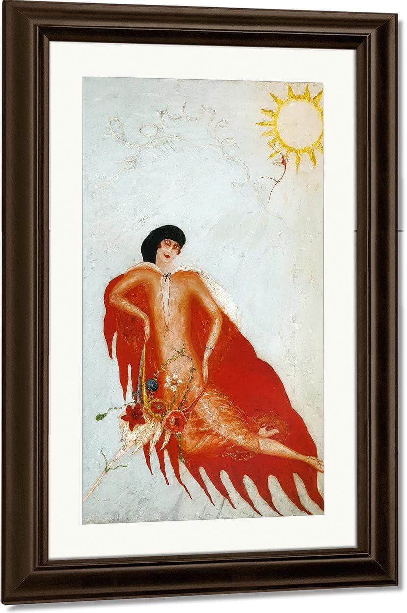 Portrait Of Myself 1923 By Florine Stettheimer Fine Art Print