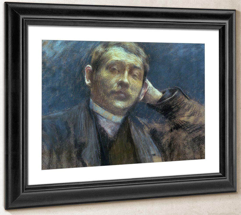 Portrait Of Otto Bacher By Gari Melchers Fine Art Print