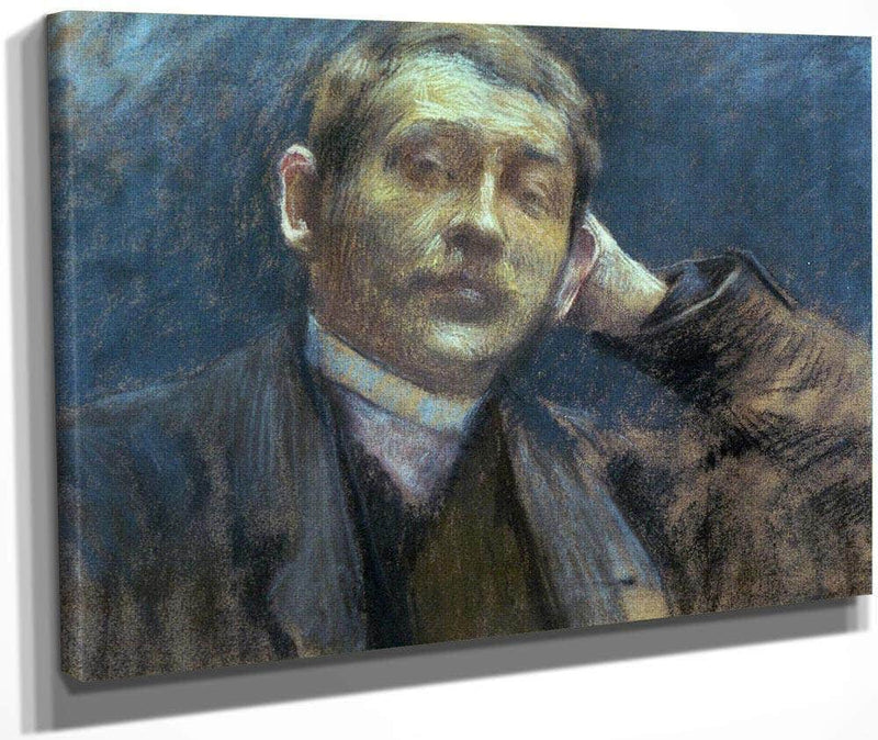 Portrait Of Otto Bacher By Gari Melchers Fine Art Print