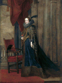 Portrait Of Paolina Adorno Brignole Sale By Anthony Van Dyck Fine Art Print