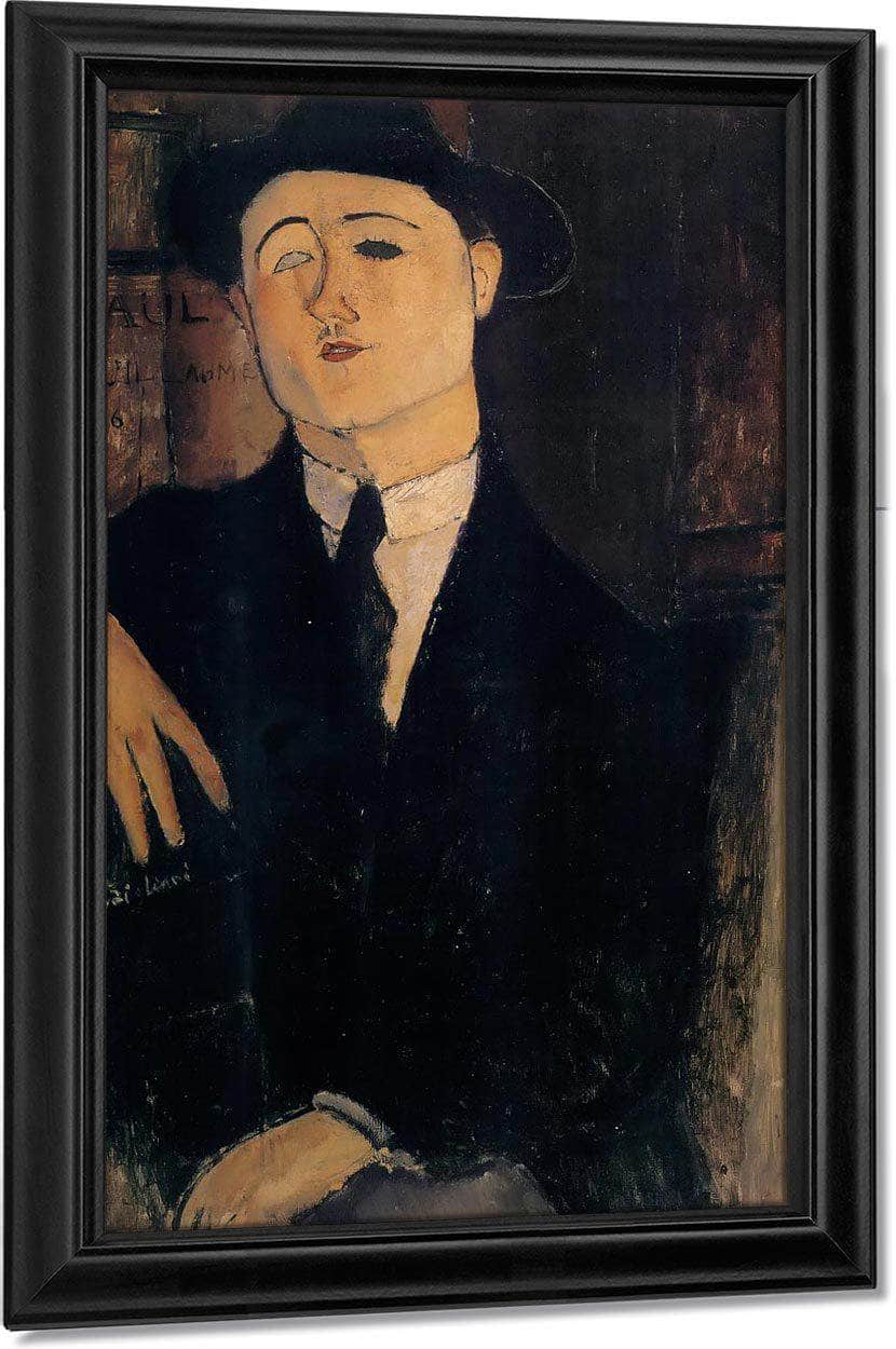 Portrait Of Paul Guillaume 1916 By Amedeo Modigliani Fine Art Print
