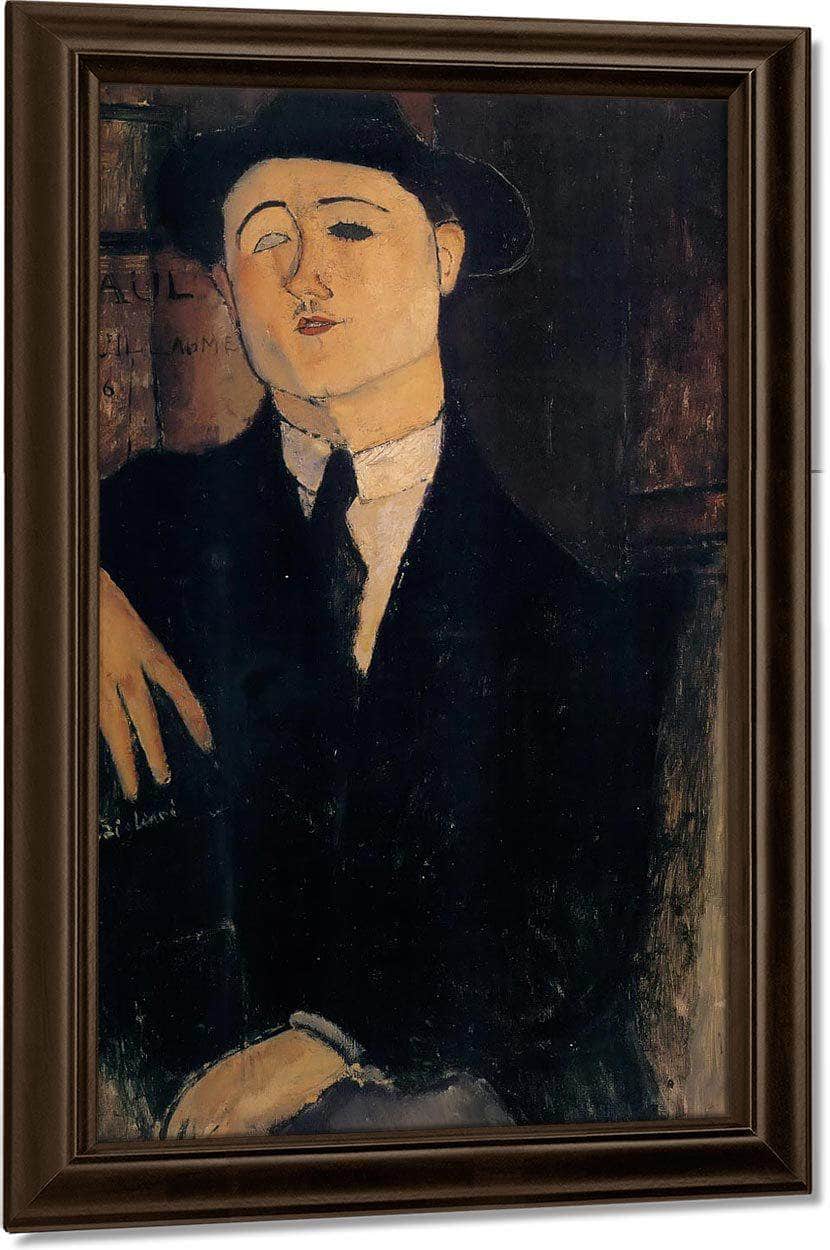 Portrait Of Paul Guillaume 1916 By Amedeo Modigliani Fine Art Print