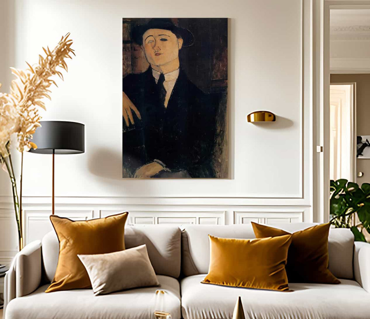 Portrait Of Paul Guillaume 1916 By Amedeo Modigliani Fine Art Print