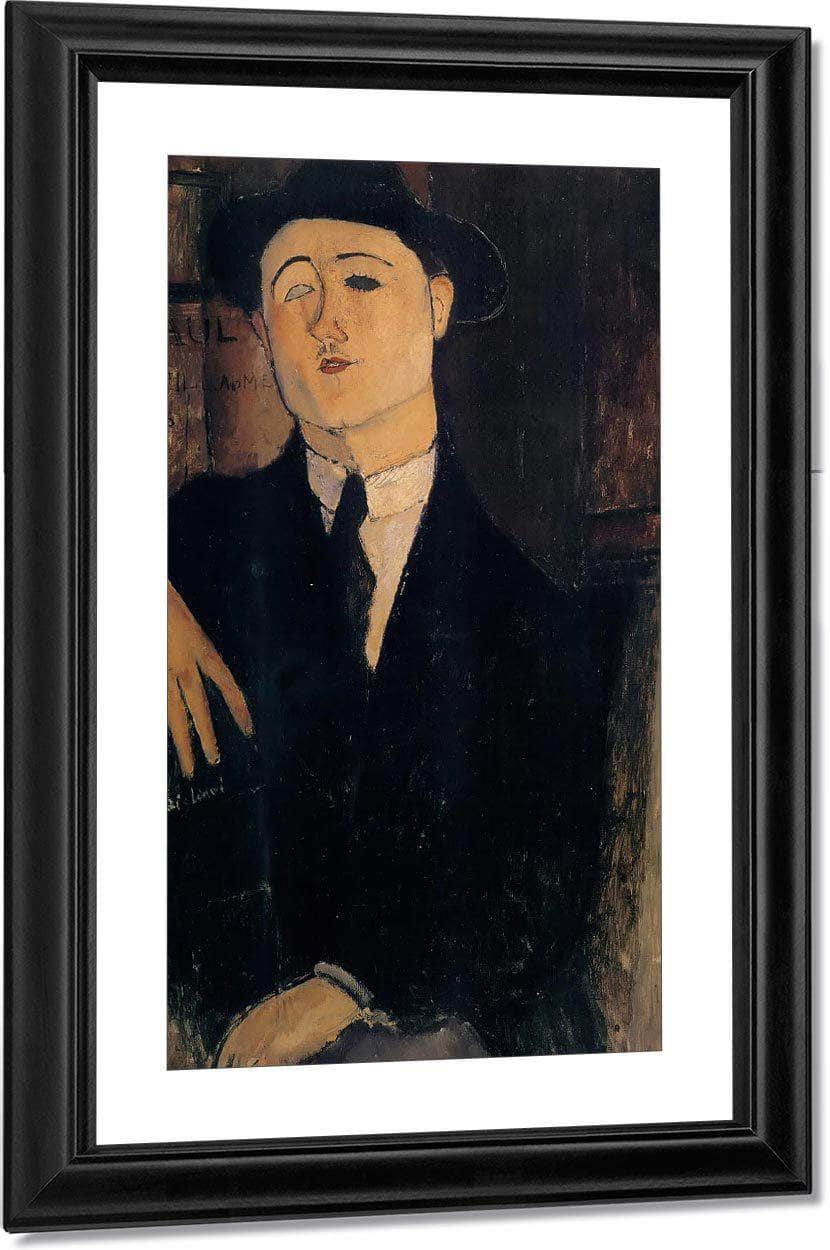Portrait Of Paul Guillaume 1916 By Amedeo Modigliani Fine Art Print